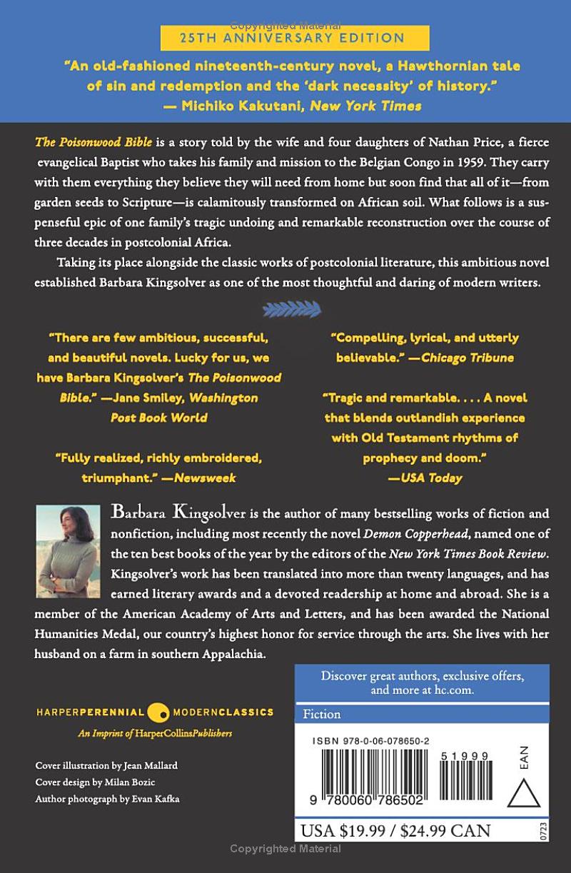 The Poisonwood Bible by Barbara Kingsolver