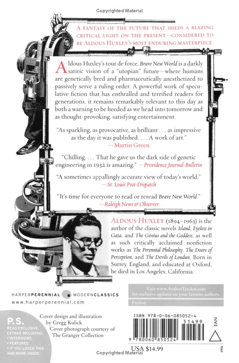 Brave New World by Aldous Huxley