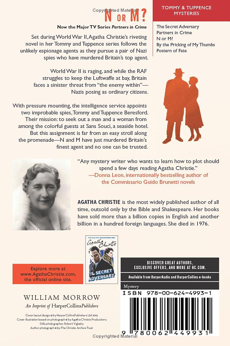 N or M?: A Tommy and Tuppence Mystery by Agatha Christie