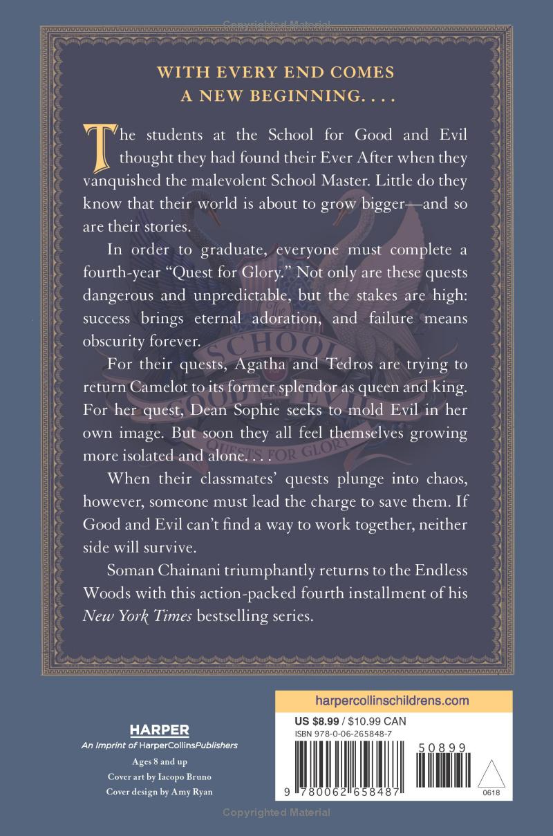 The School for Good and Evi Quests for Glory by Soman Chainani