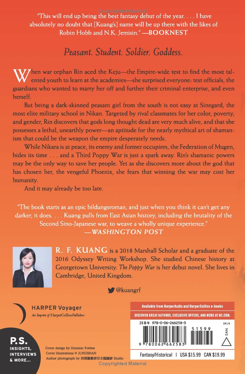 The Poppy War by R. F Kuang