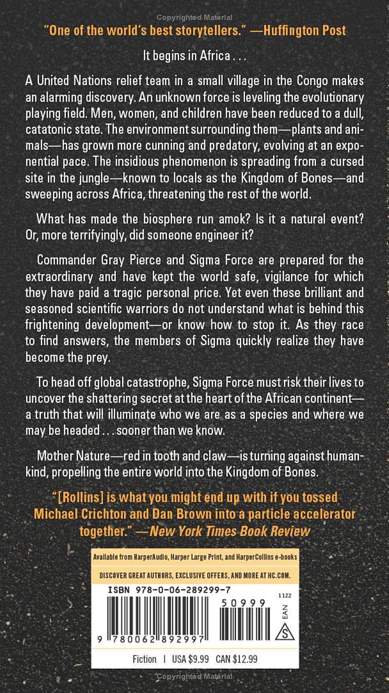 Kingdom of Bones by James Rollins