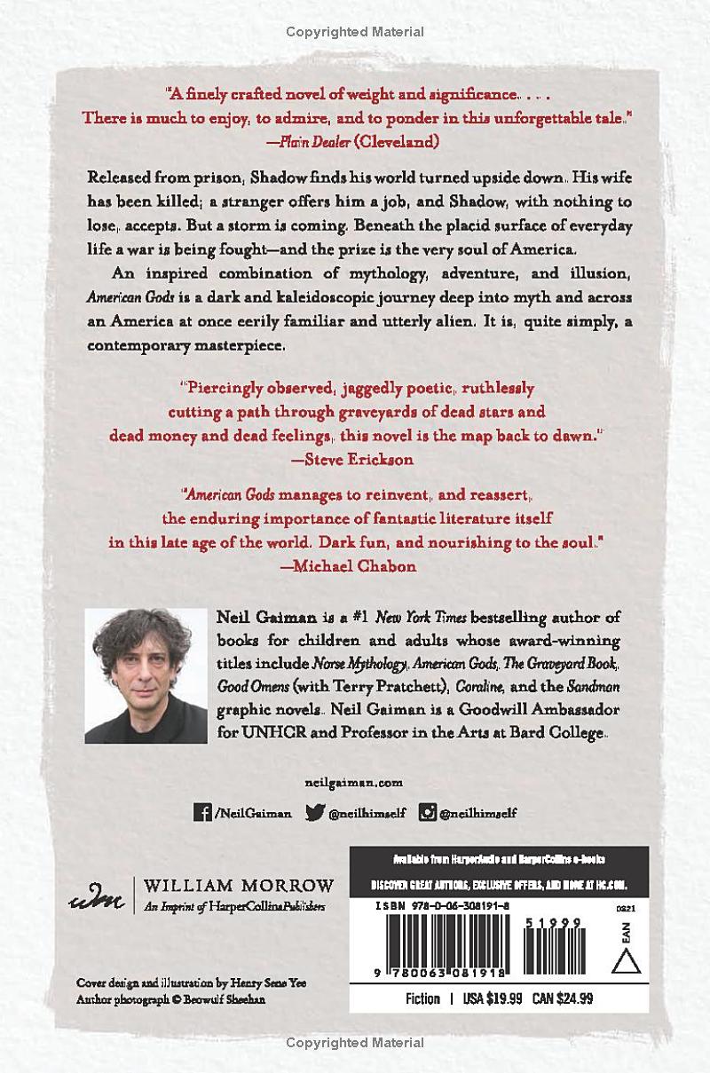 American Gods by Neil Gaiman