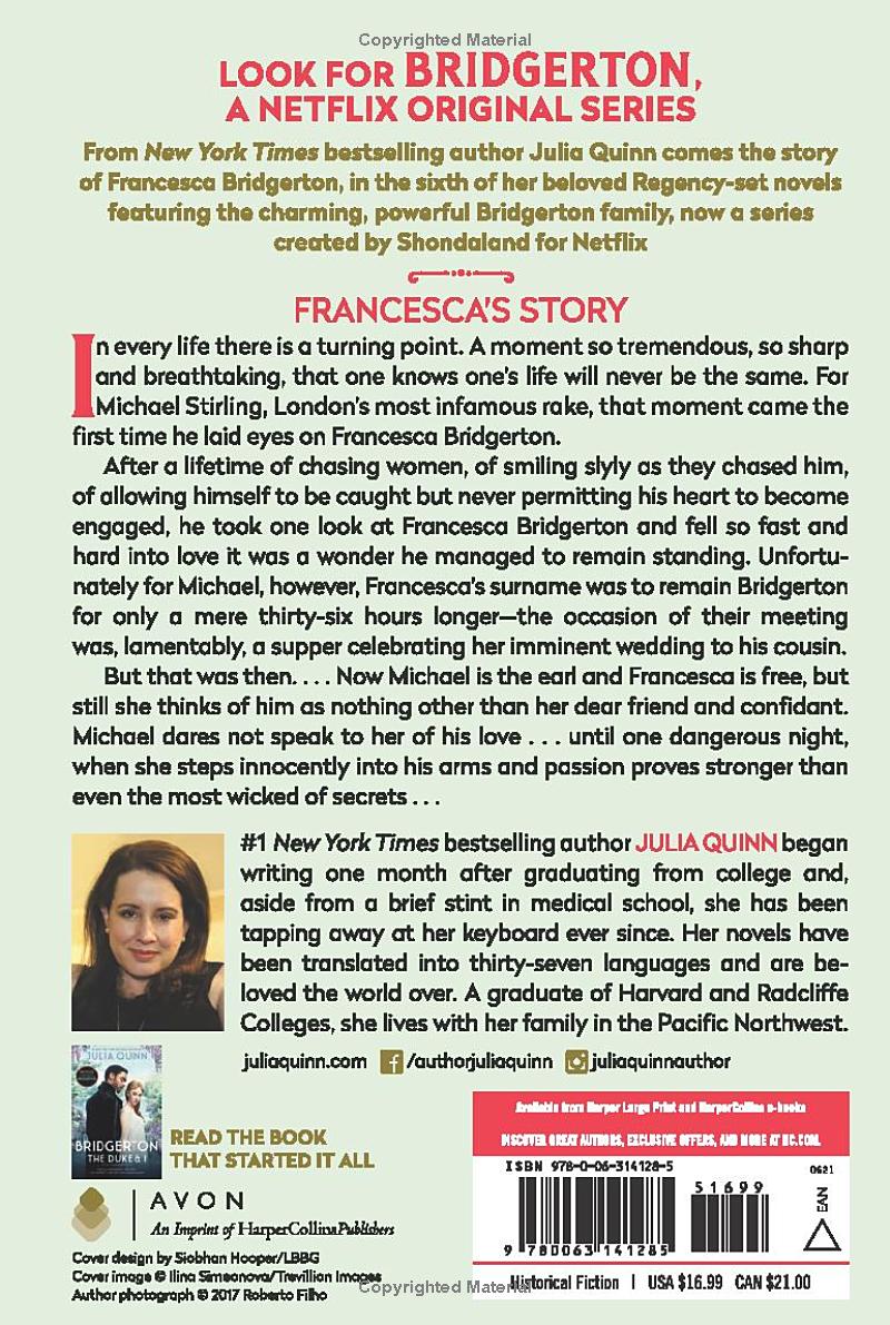 When He Was Wicked: Bridgerton: Francesca's Story by Julia Quinn