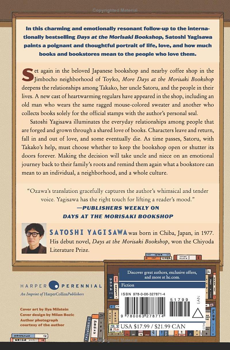 More Days at the Morisaki Bookshop by Satoshi Yagisawa