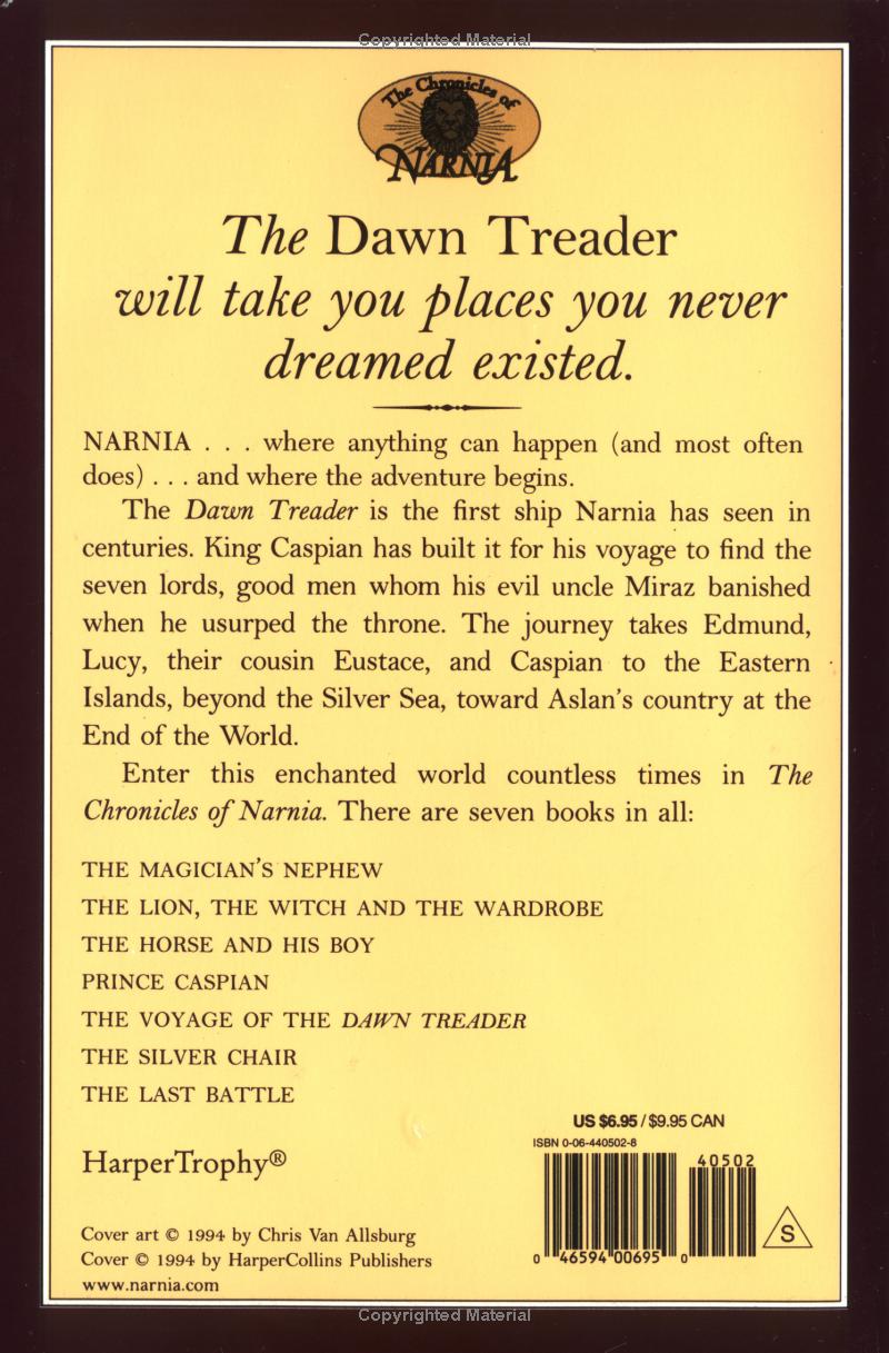 The Voyage of the Dawn Treader by C. S. Lewis