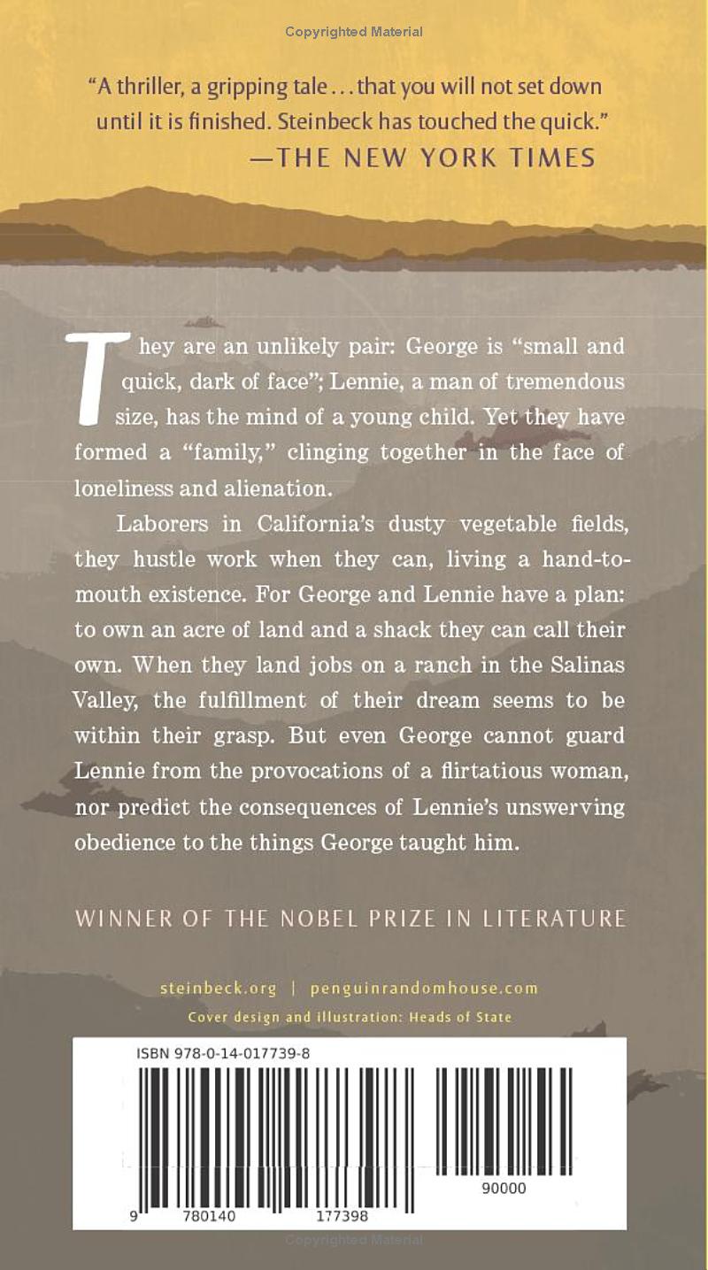 Of Mice and Men by John Steinbeck