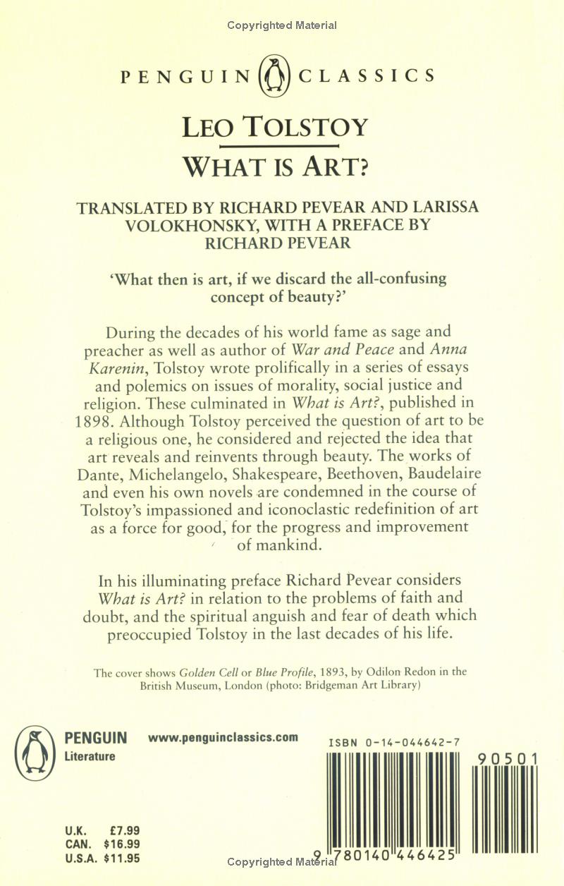 What Is Art by Leo Tolstoy