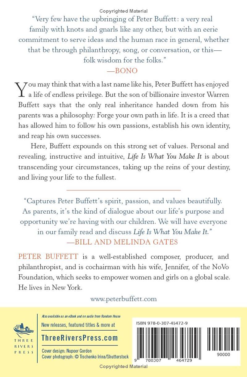 Life Is What You Make It by Peter Buffett