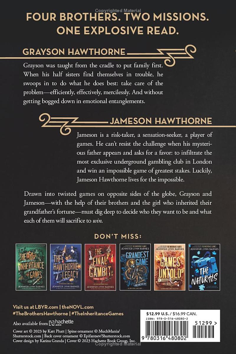 The Brothers Hawthorne by Jennifer Lynn Barnes