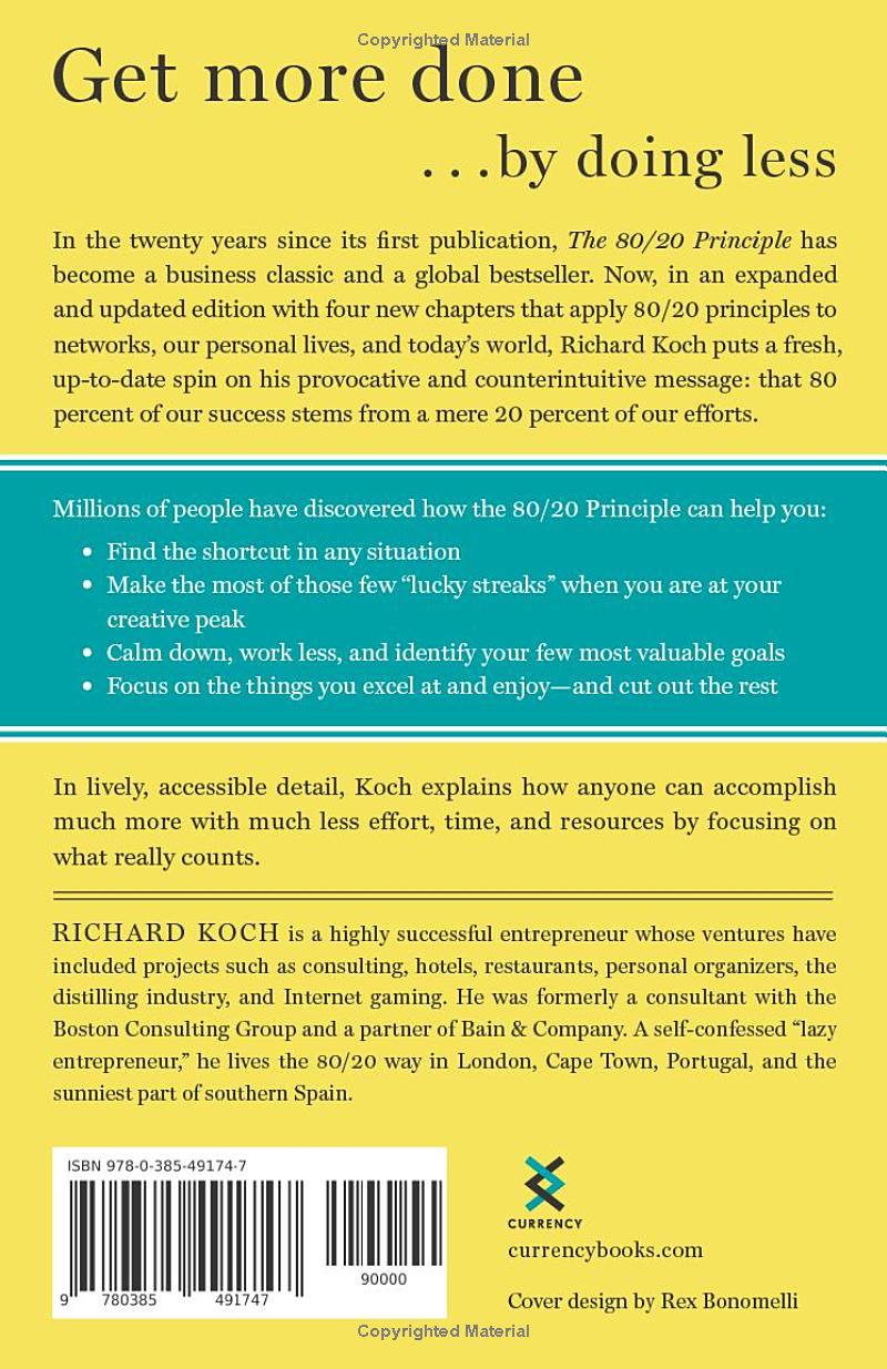 The 80/20 Principle by Richard Koch