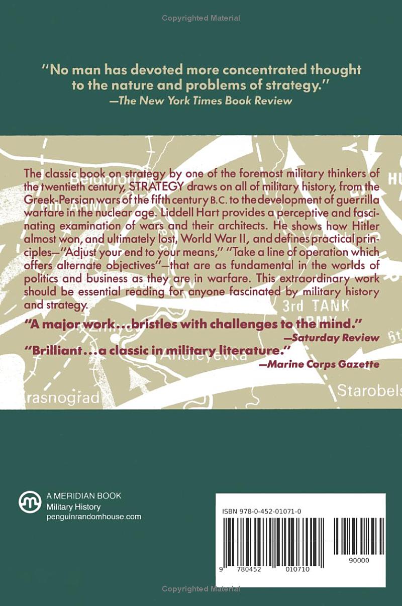 Strategy by B. H. Liddell Hart