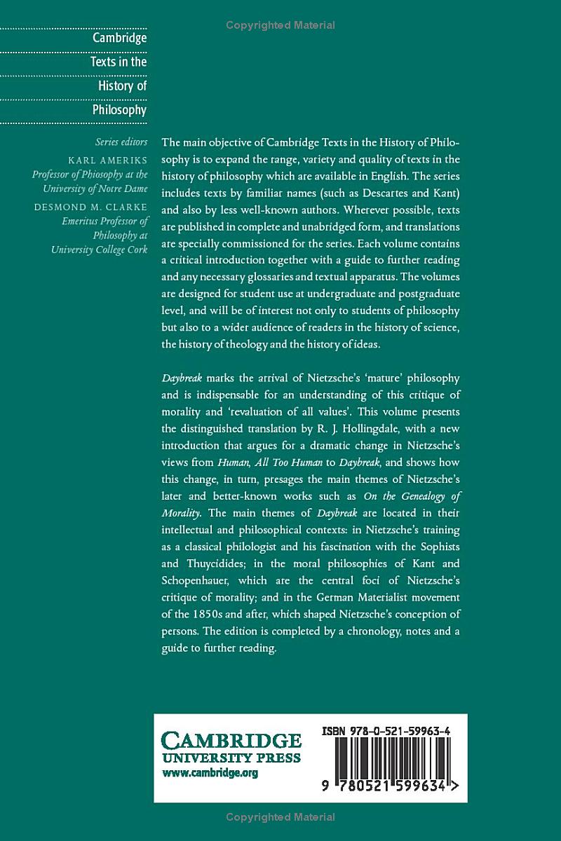 Daybreak by Friedrich Nietzsche