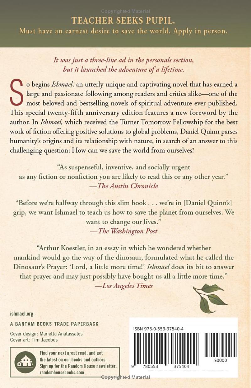 Ishmael by Daniel Quinn