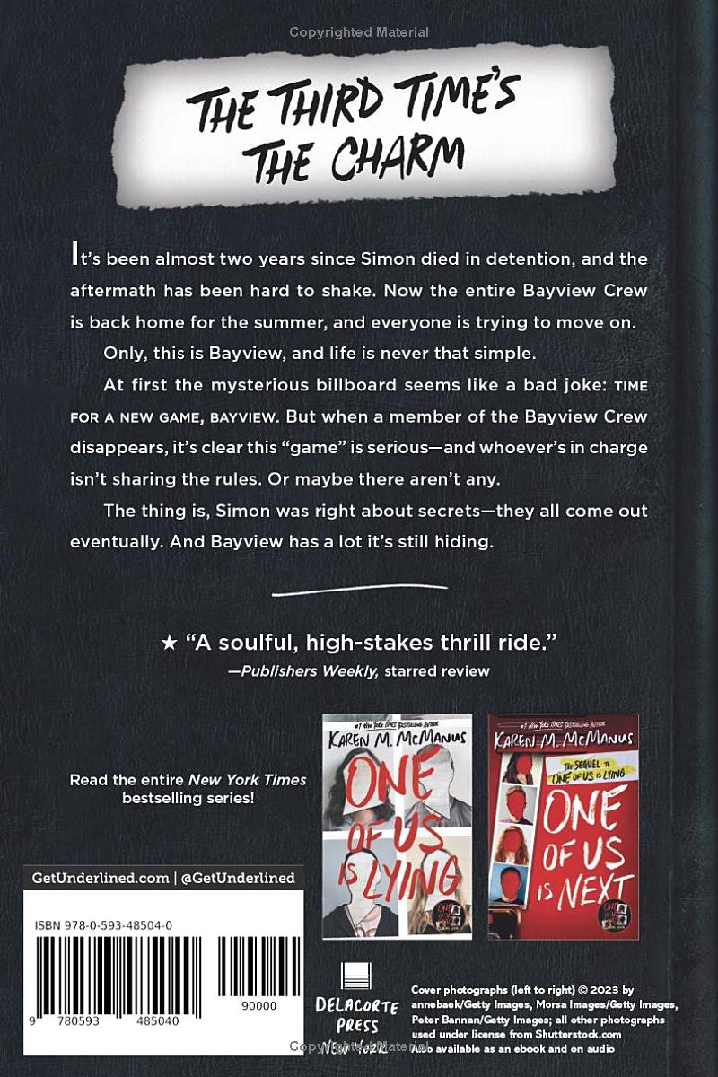 One of Us Is Back by Karen M. McManus