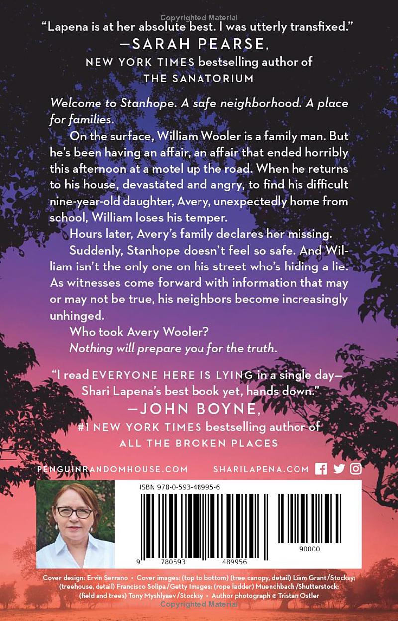 Everyone Here Is Lying by Shari Lapena