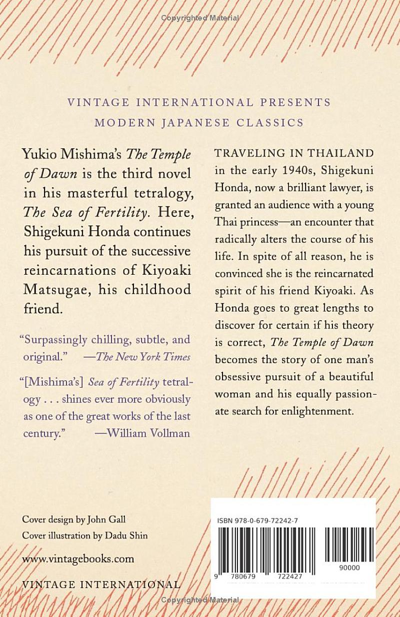 The Temple of Dawn by Yukio Mishima