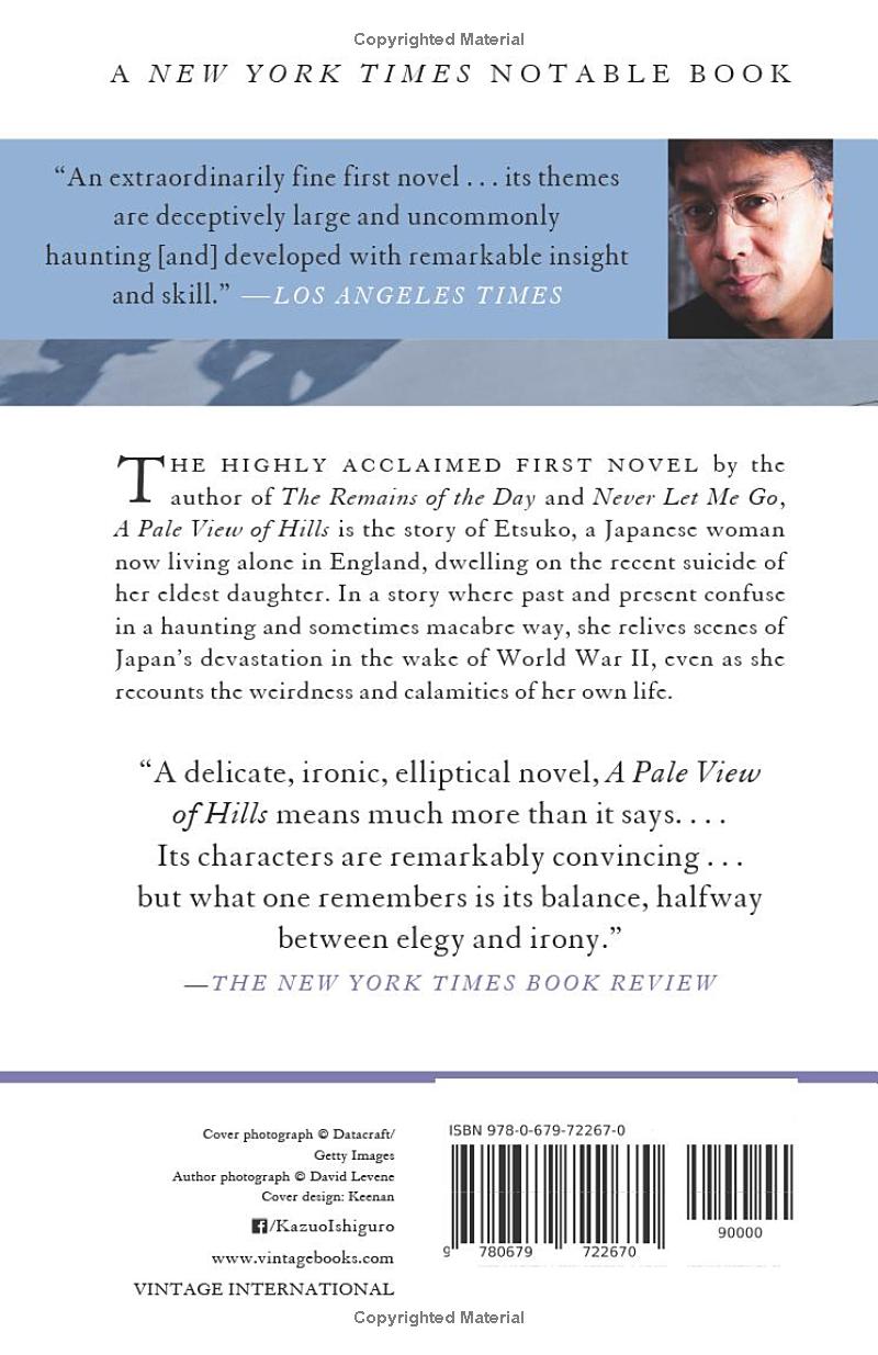 A Pale View of Hills by Kazuo Ishiguro