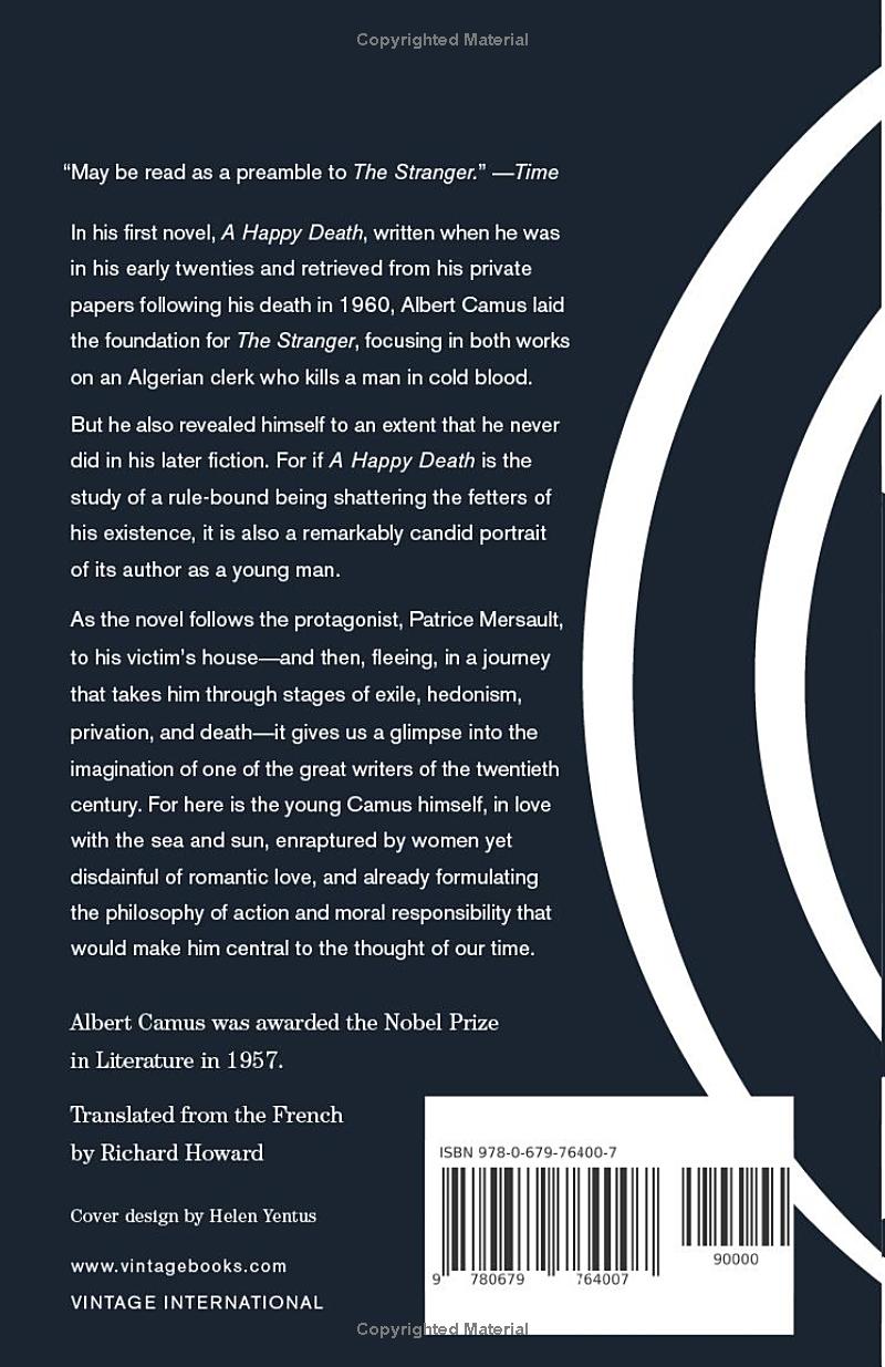 A Happy Death by Albert Camus