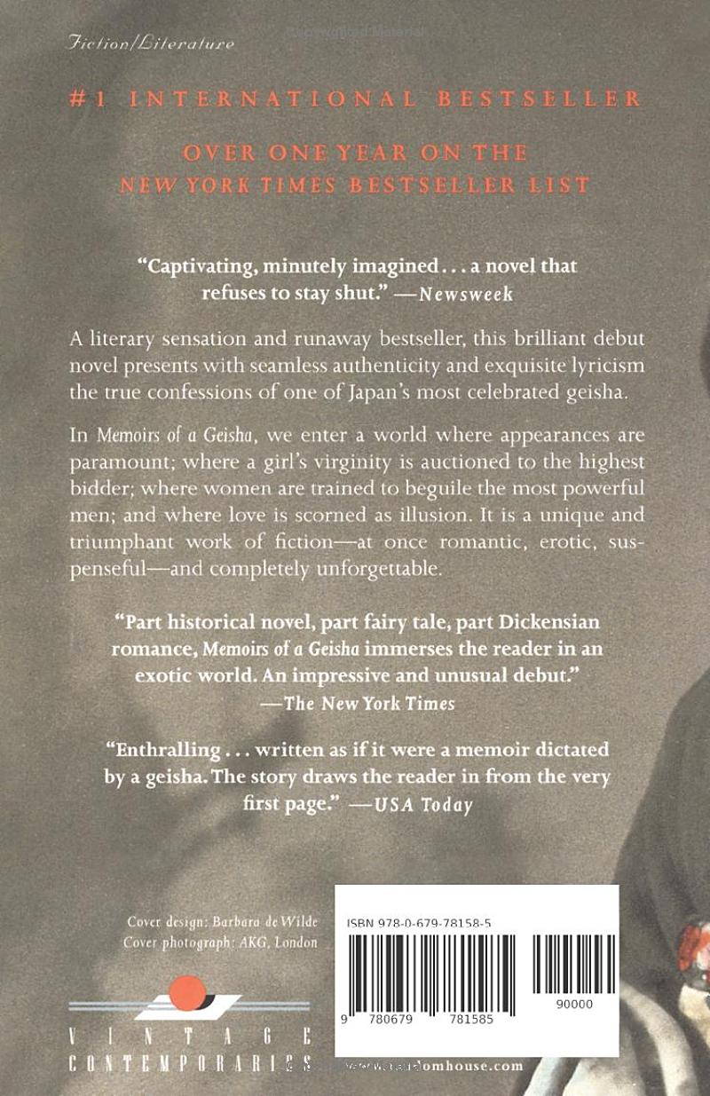 Memoirs of a Geisha by Arthur Golden