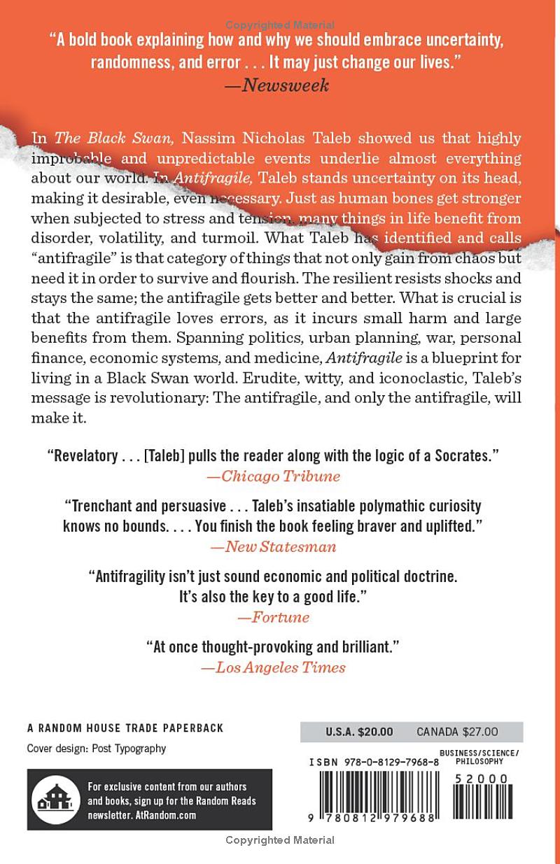 Antifragile by Nassim Nicholas Taleb
