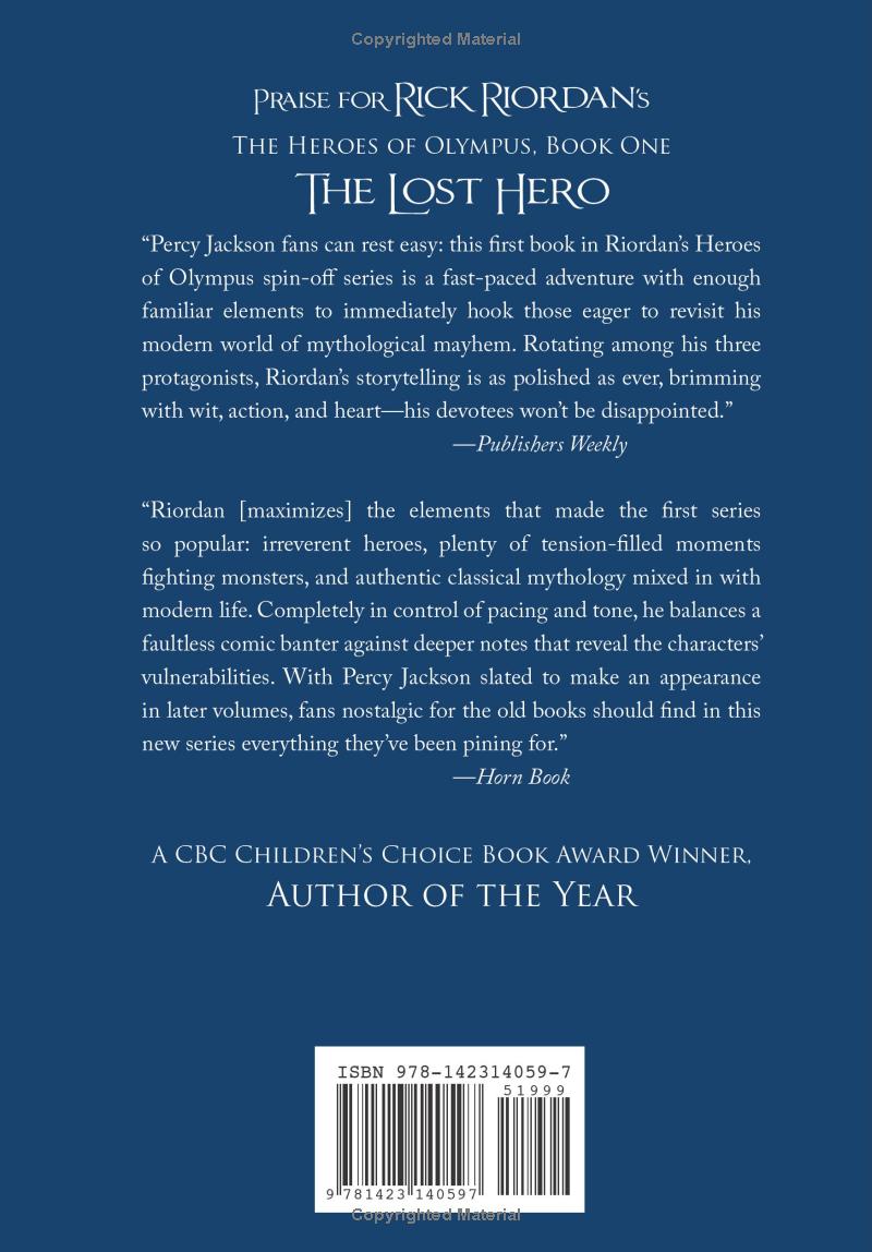 The Son of Neptune by Rick Riordan
