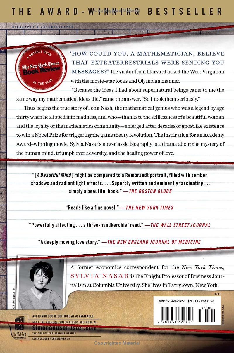 A Beautiful Mind by Sylvia Nasar