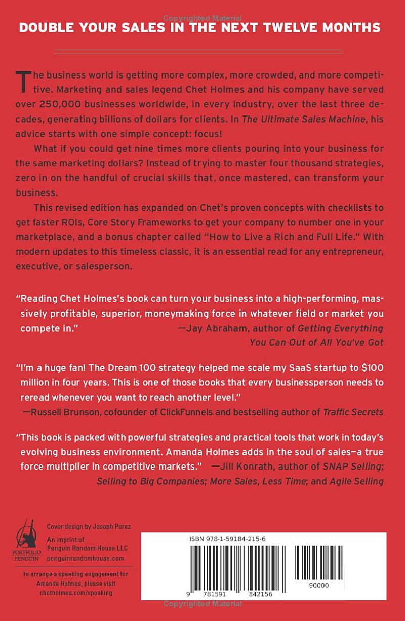 The Ultimate Sales Machine by Chet Holmes
