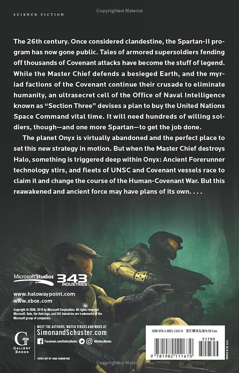 Halo Ghosts of Onyx by Eric Nylund