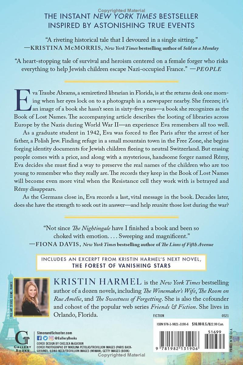 The Book of Lost Names by Kristin Harmel