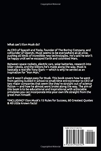 Elon Musk The Life  Lessons & Rules For Success by Influential Individuals