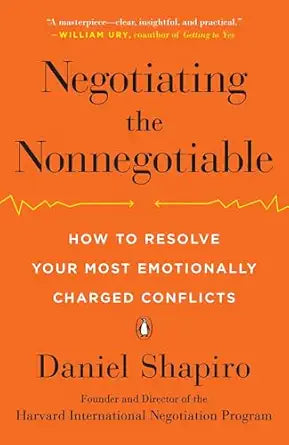 Negotiating the Nonnegotiable
by Daniel Shapiro