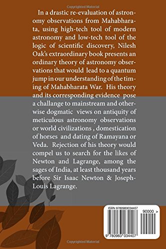 When Did The Mahabharata War Happen by Nilesh Nilkanth Oak