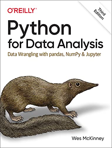 Python for Data Analysis
by Wes McKinney