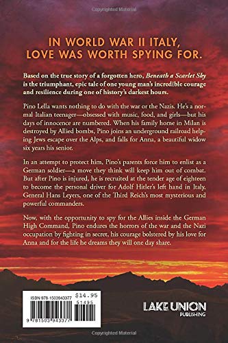 Beneath a Scarlet Sky by Mark Sullivan