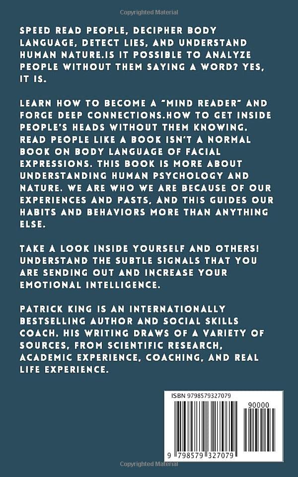 Read People Like a Book by Patrick King
