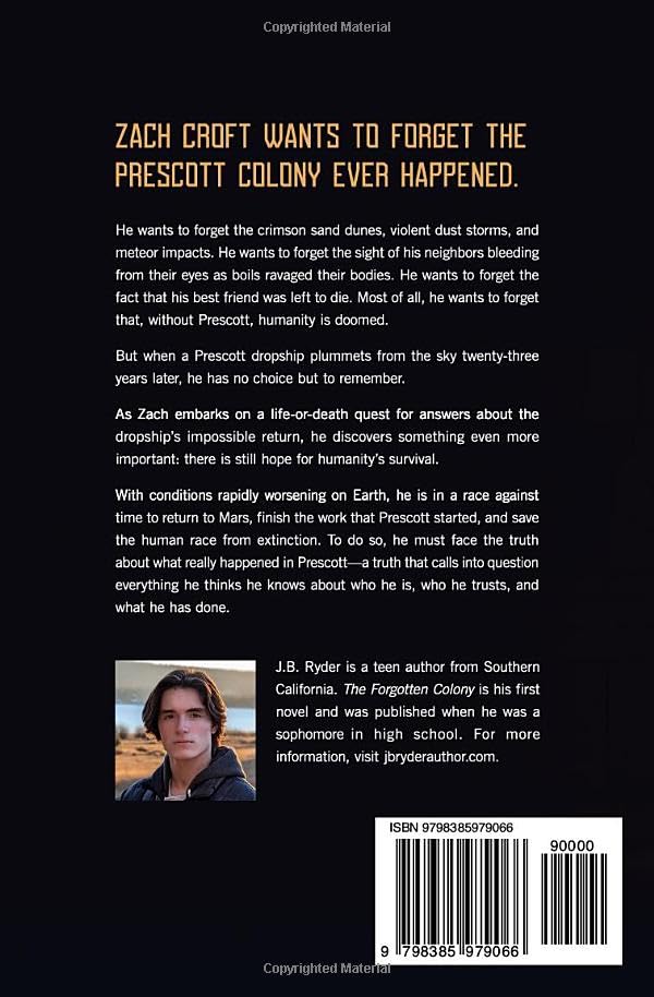 The Forgotten Colony by J.B. Ryder