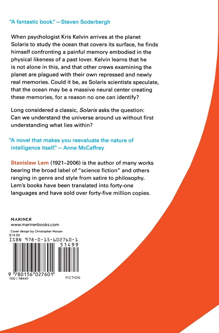 Solaris by Stanislaw Lem