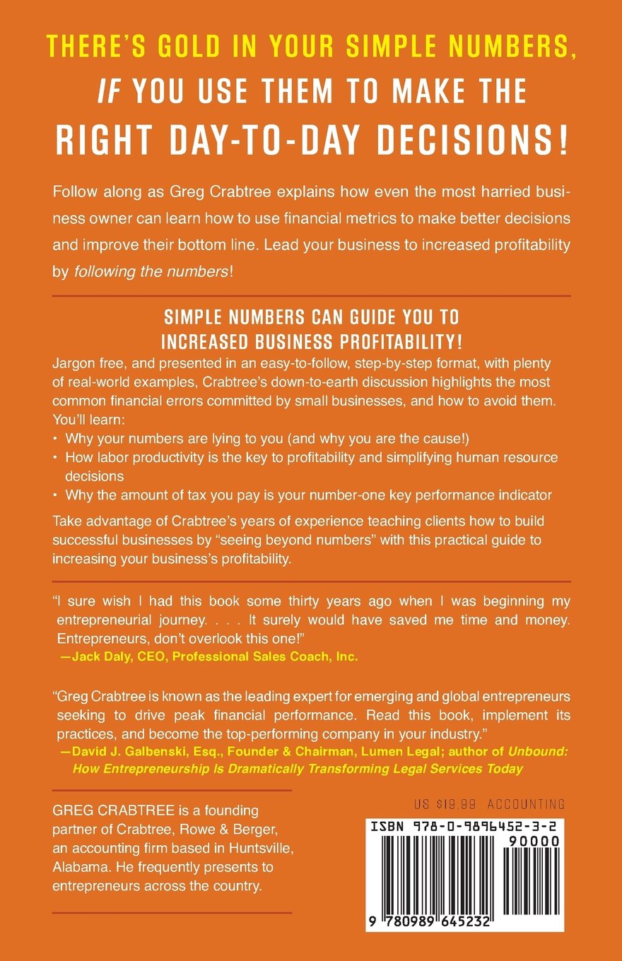 Simple Numbers Straight Talk Big Profits by Greg Crabtree