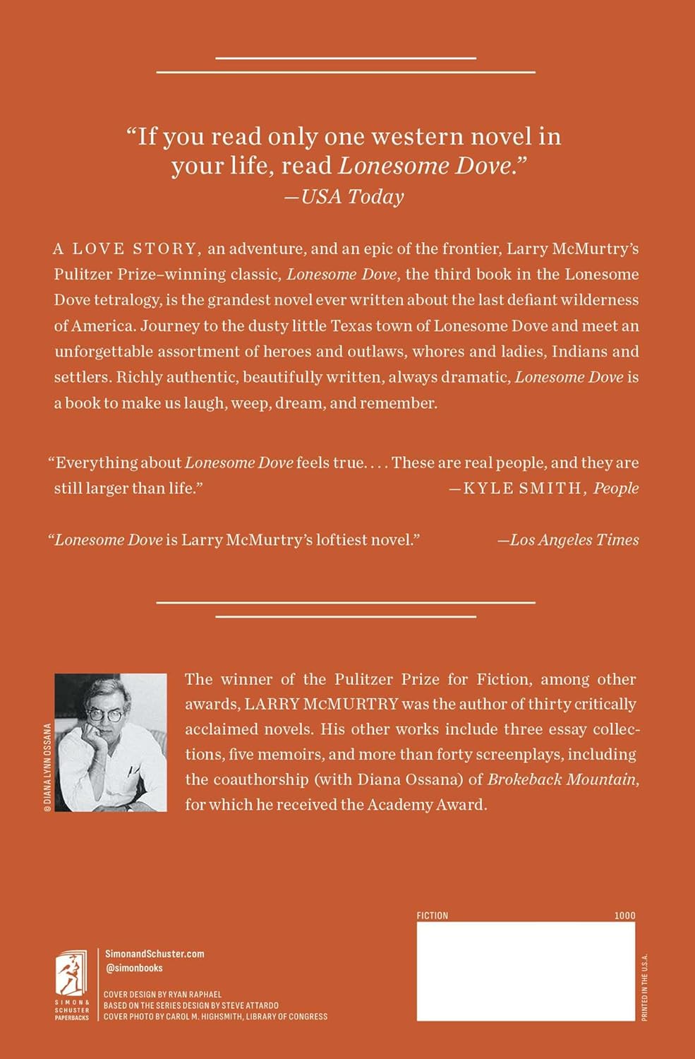 Lonesome Dove by Larry McMurtry