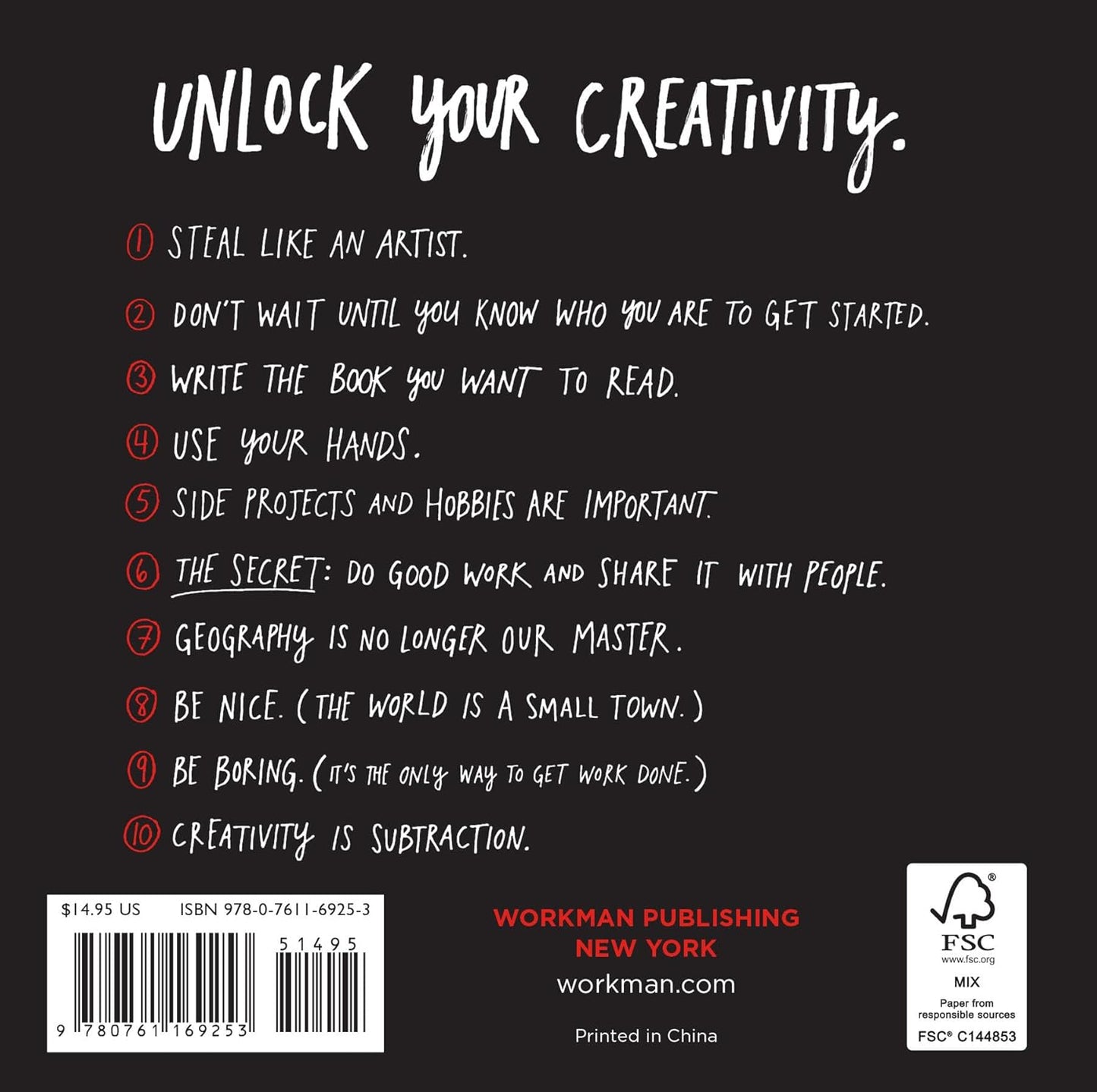 Steal Like an Artist by Austin Kleon