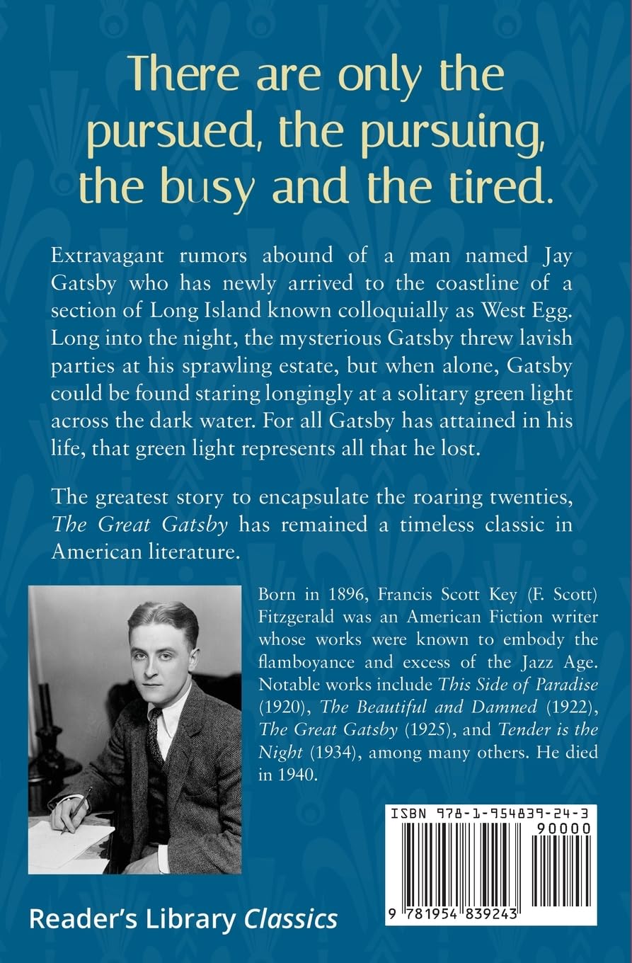 The Great Gatsby by F. Scott Fitzgerald