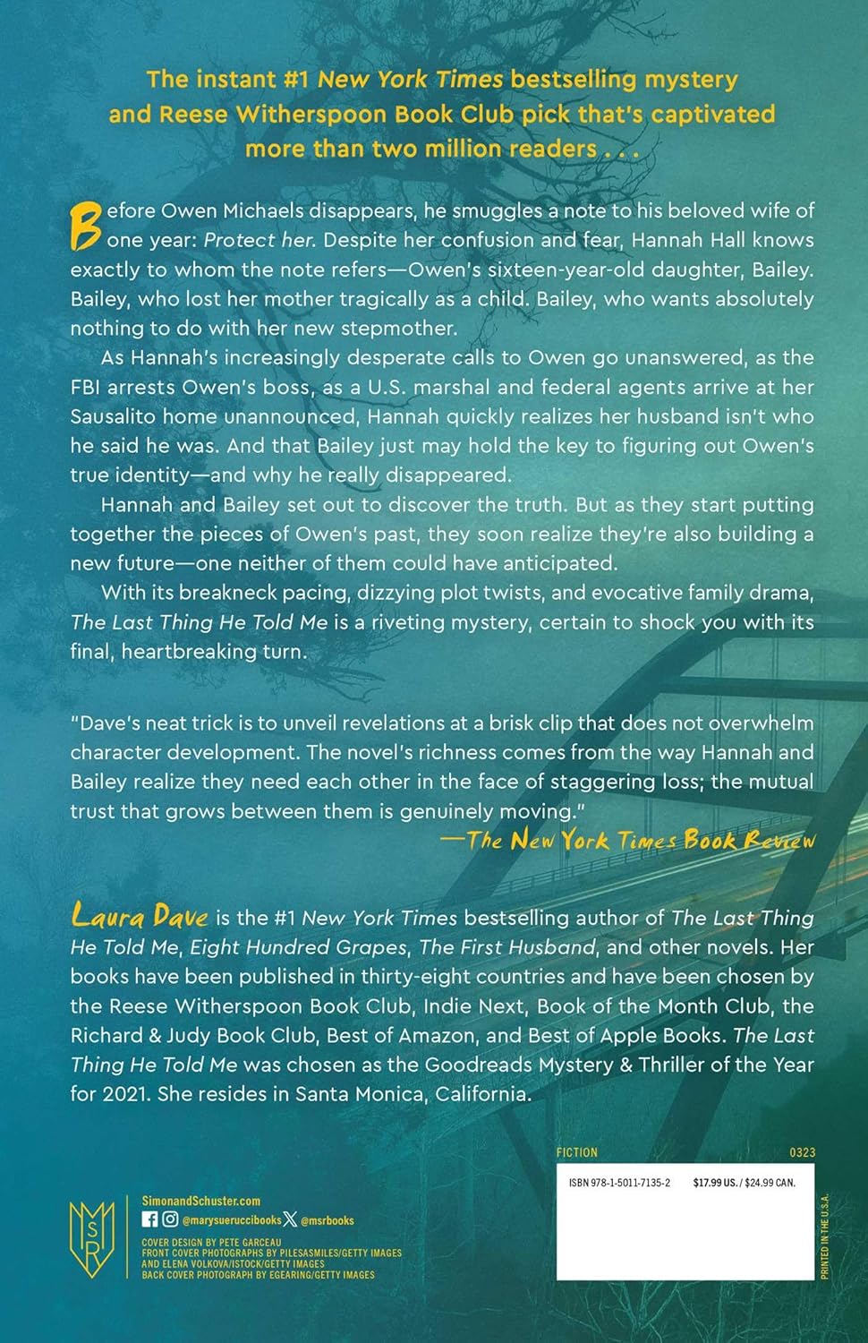 The Last Thing He Told Me by Laura Dave