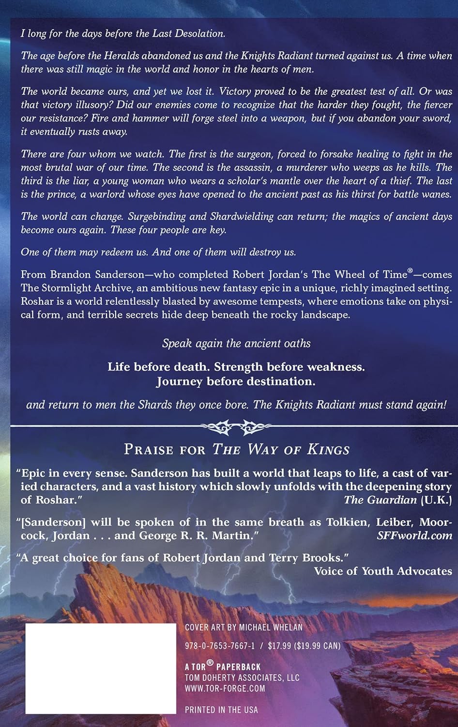 The Way of Kings by Brandon Sanderson