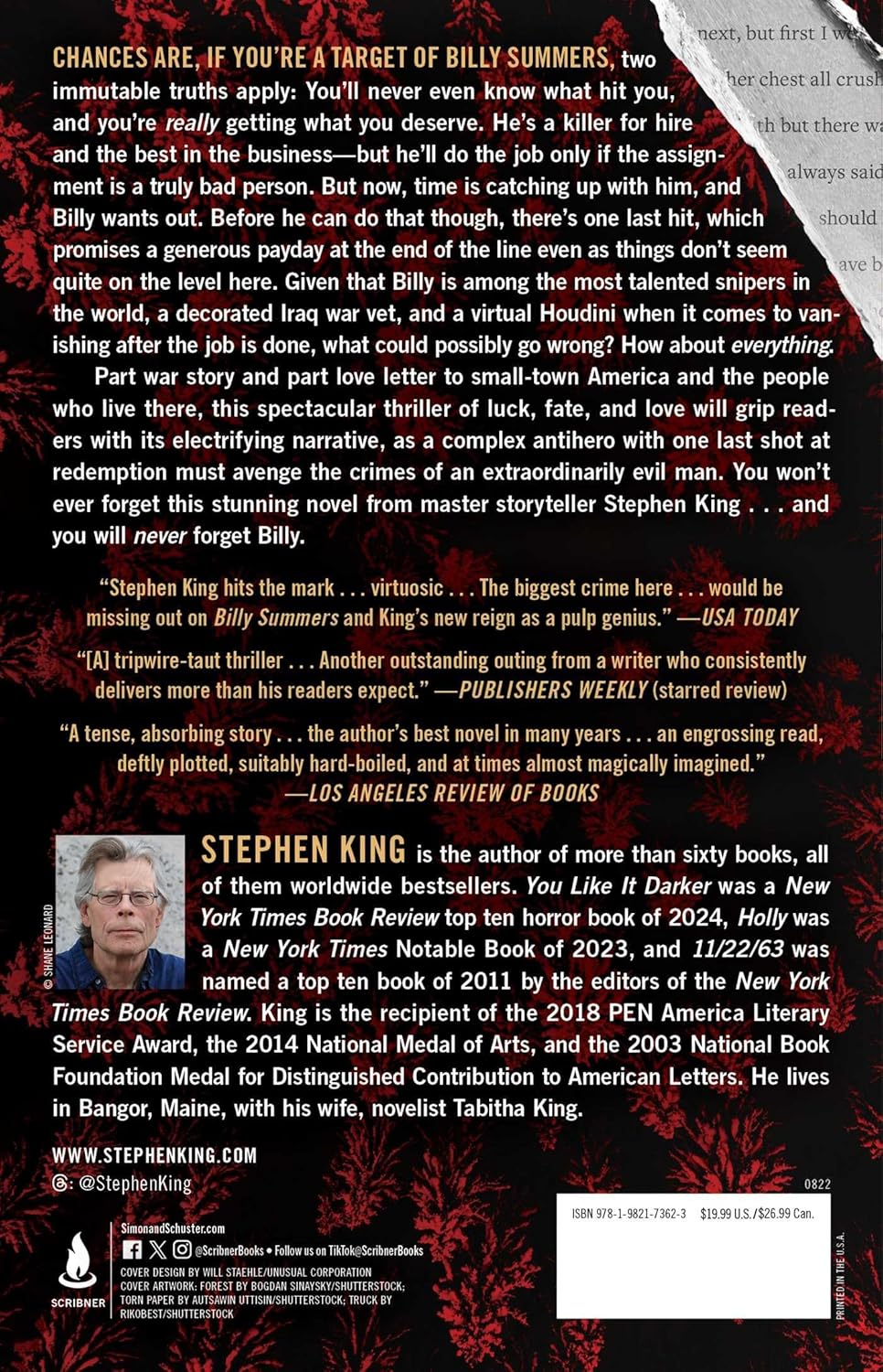 Billy Summers by Stephen King