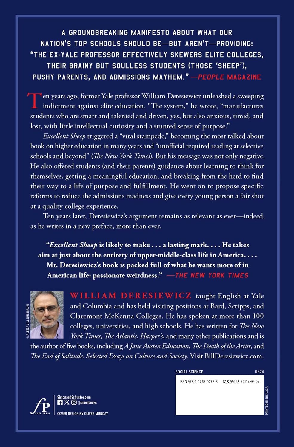 Excellent Sheep by William Deresiewicz