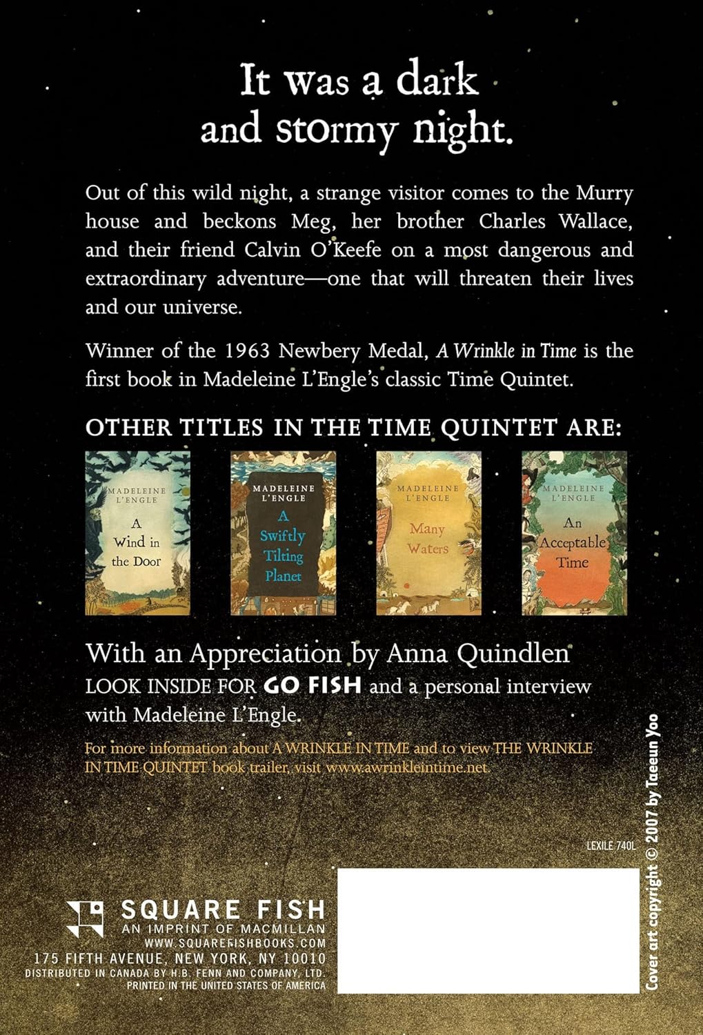 A Wrinkle in Time by Madeleine L'Engle