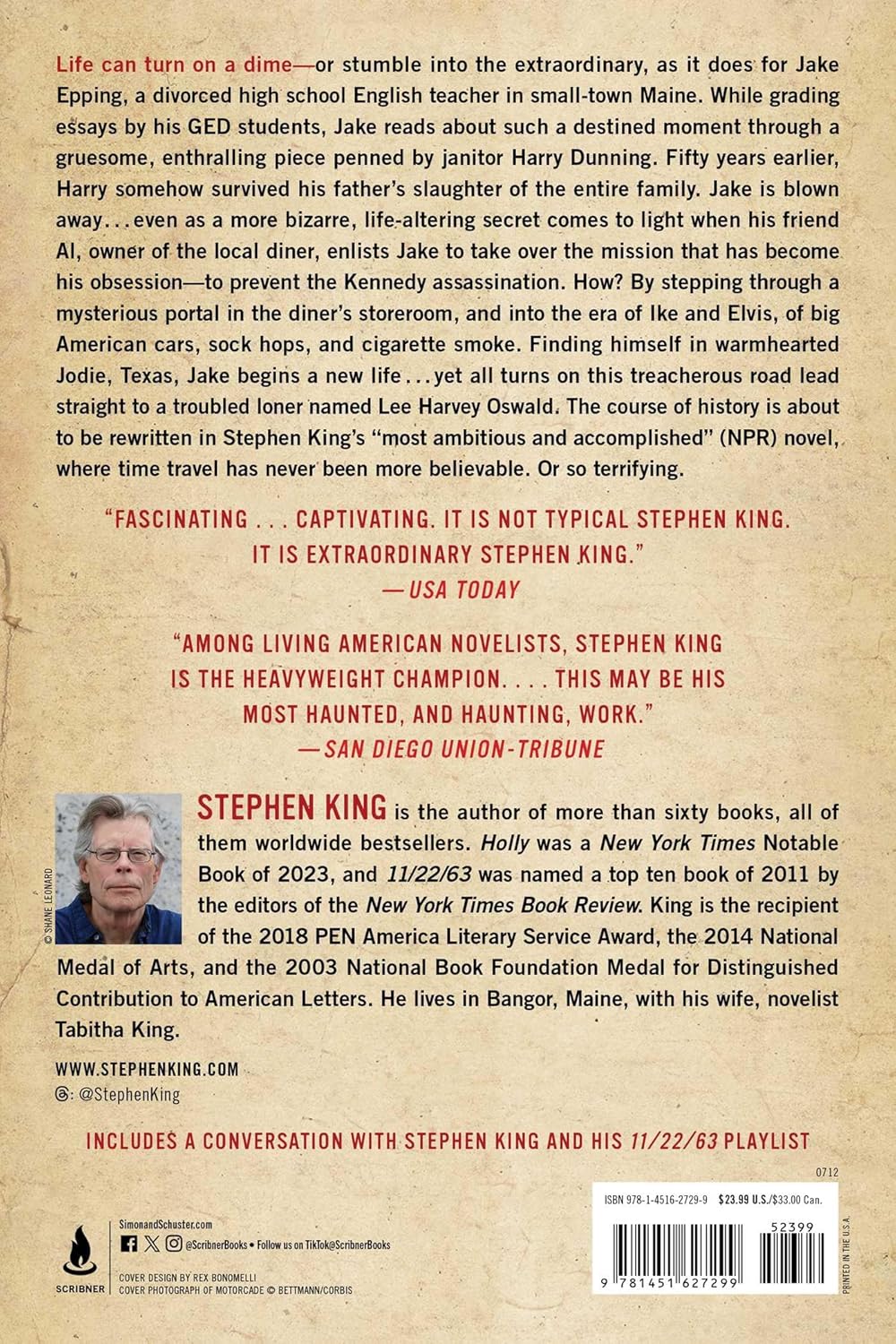 11/22/63: A Novel by Stephen King