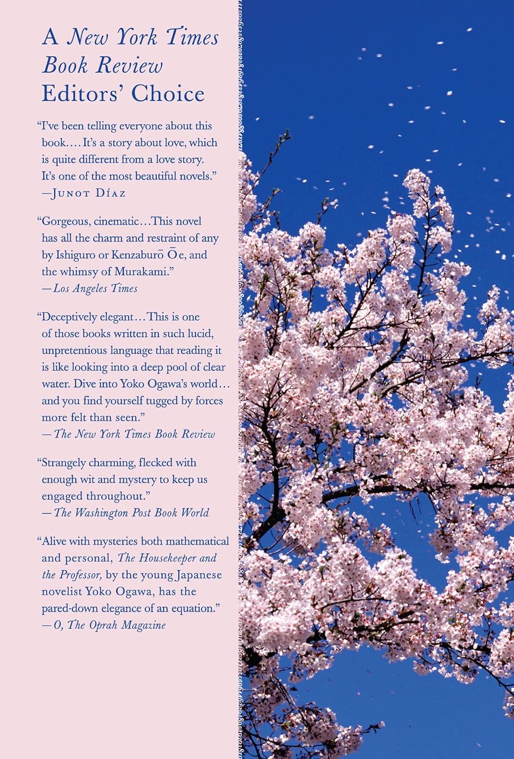 The Housekeeper and the Professor by Yoko Ogawa