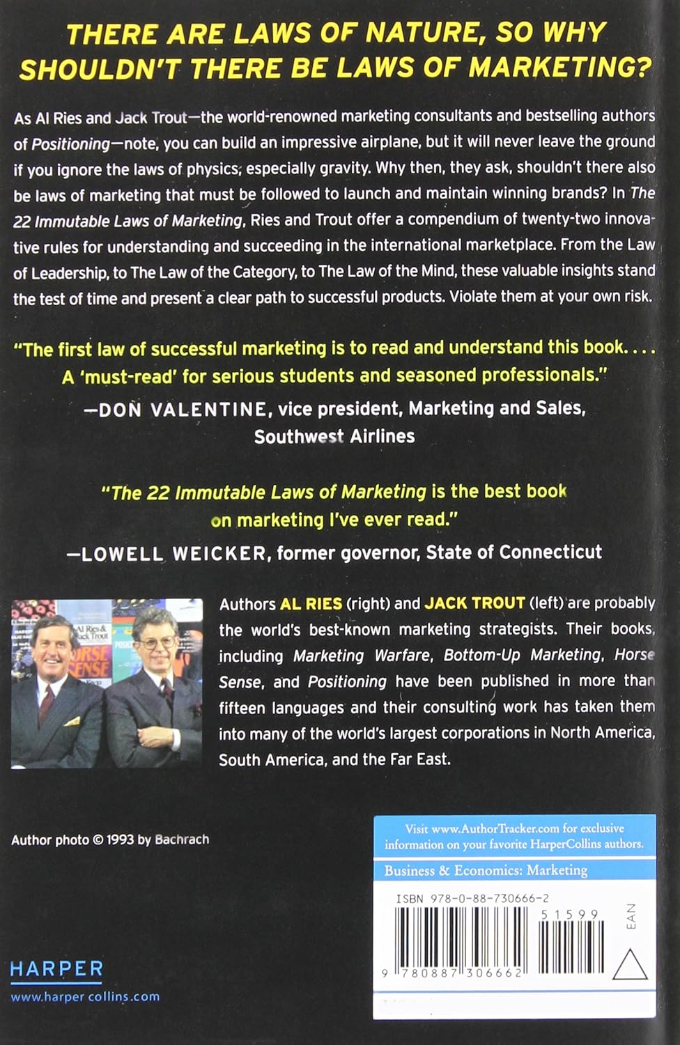 The 22 Immutable Laws of Marketing by Al Ries